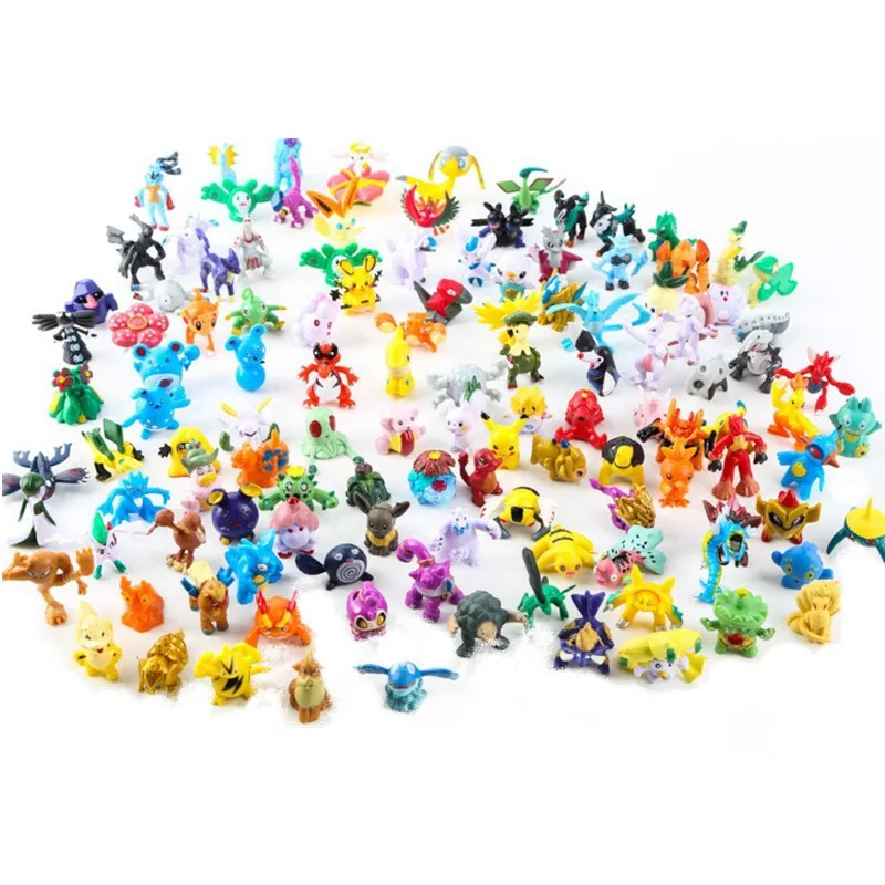 Kids Toys Doll - 2-3CM Pokemon Anime Figure Pikachu Cute