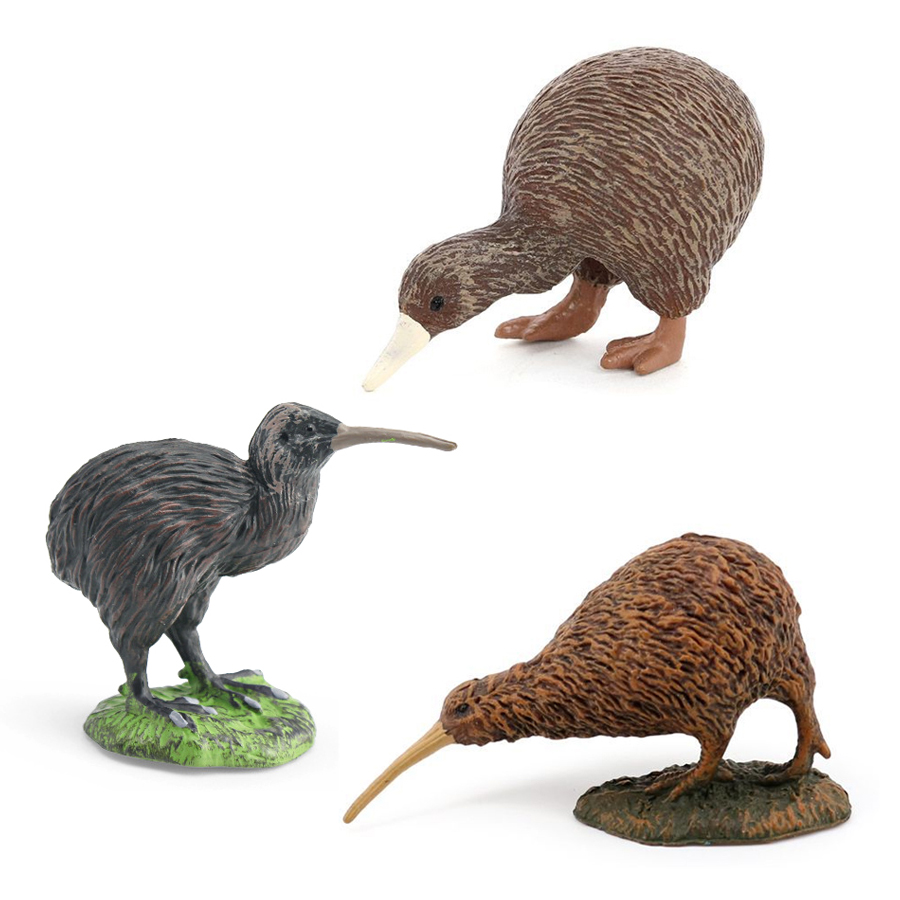 Kids Toys New Zealand - Modellini Realistici di Kiwi, Statuette di