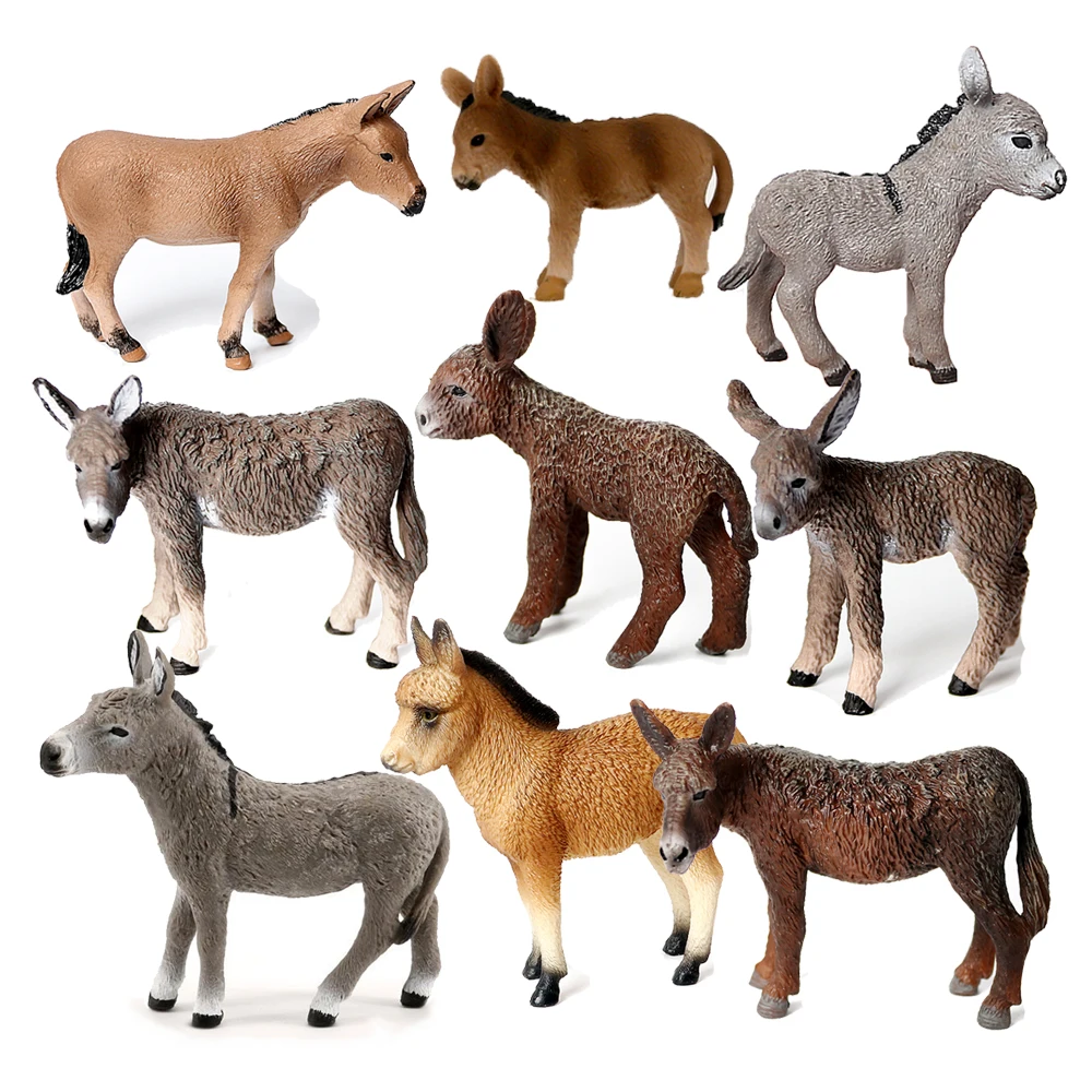 Kids Toys Under $10 - Modello di asino Animali giocattolo Figure