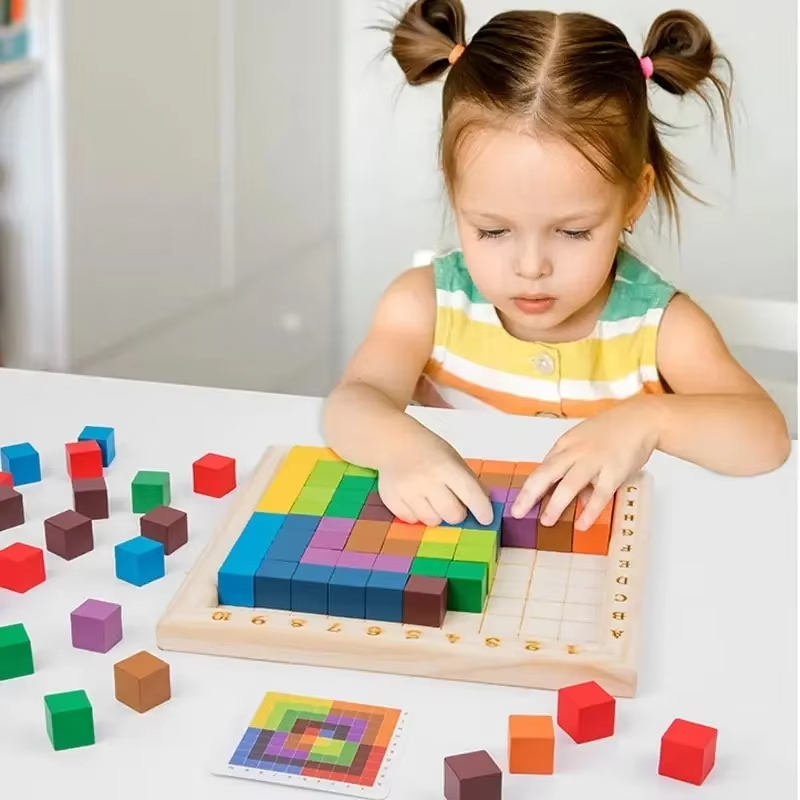 Kids Toys Under $10 - Gioco Educativo Montessori in Legno, Puzzle