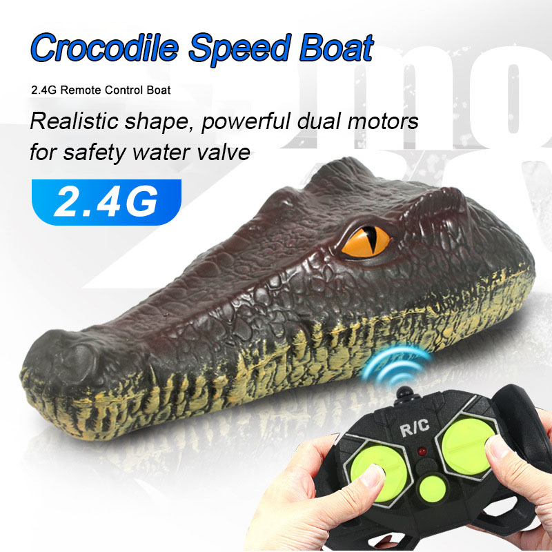 Kids Toys Under $10 - Barca RC realistica in coccodrillo e