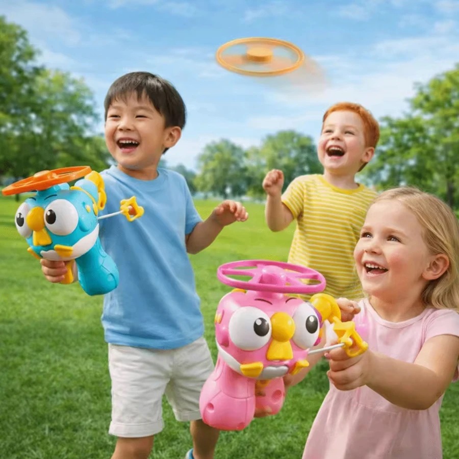 Lanciatore UFO in bambù con co - Kids Toys Under $10 recensione e prezzo