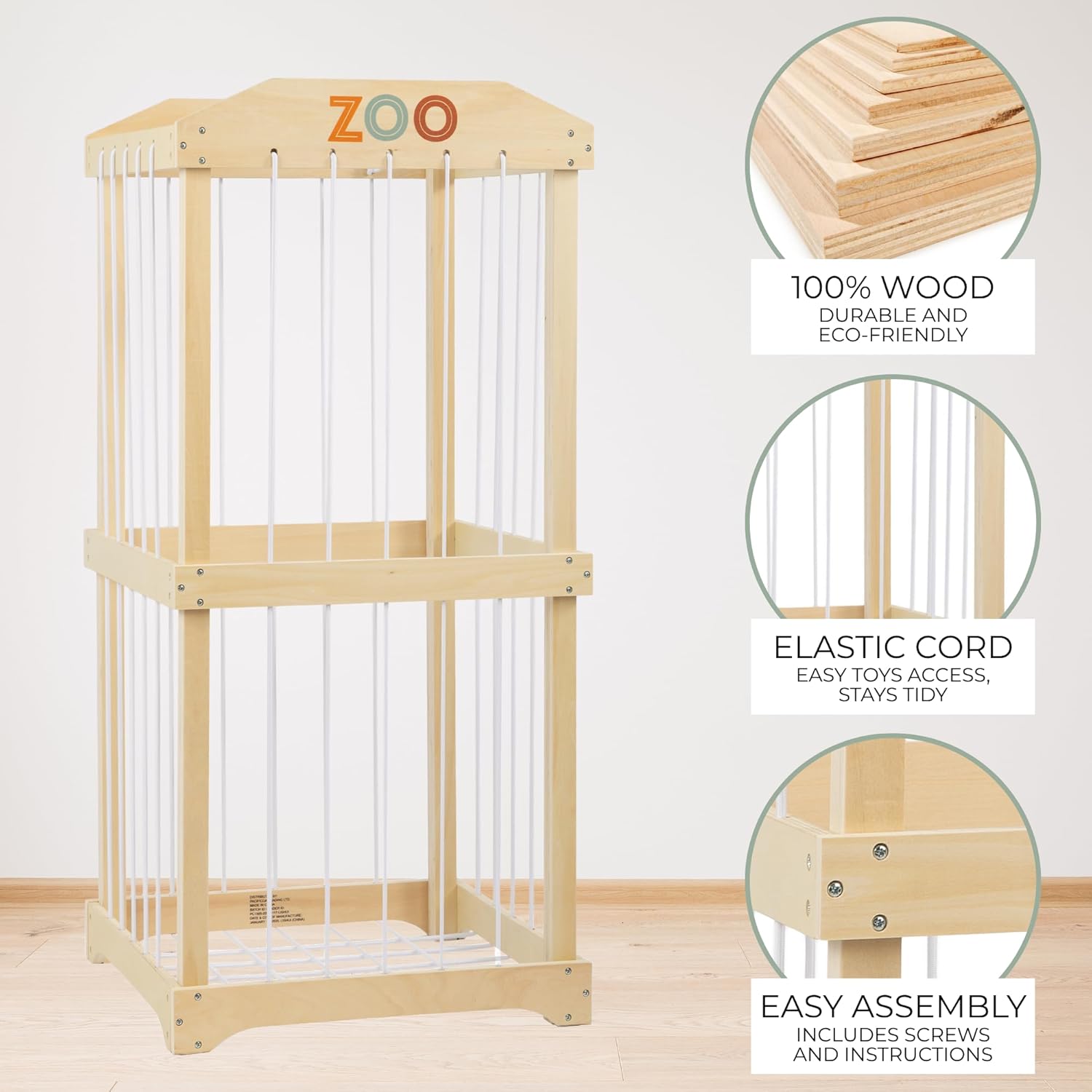 Scaffale portaoggetti in legno - Kids' Toys recensione e prezzo