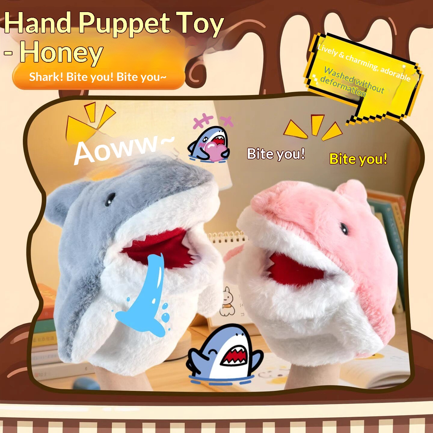 Pupazzo a mano a forma di squa - Kids Toys Doll recensione e prezzo