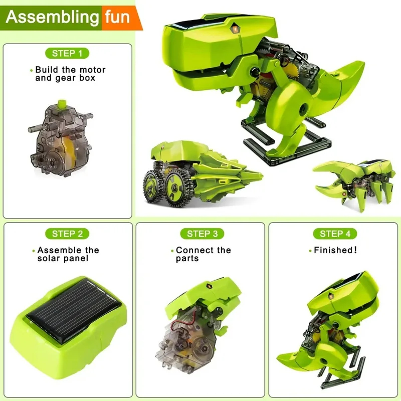 Kit Robot Solare 3-in-1, Gioca - Kids Toys Under $10 recensione e prezzo